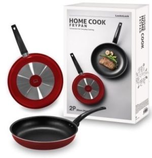 Lock&Lock Home Cook Frypan Set [2 Pcs] 24 20 cm CAF2420S2