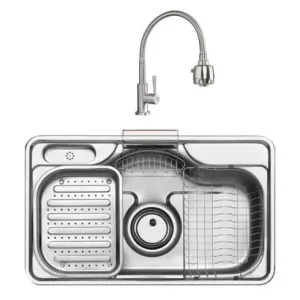 CGS Kitchen Sink Parma + Kran Milan – Wastafel Dapur Stainless