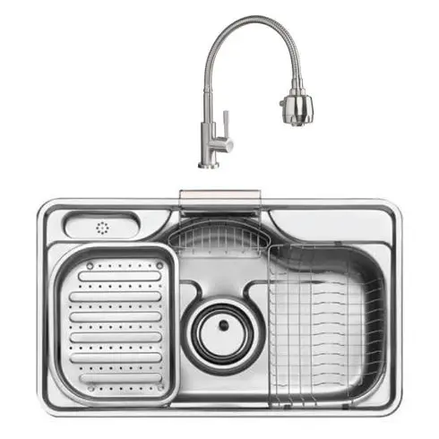 CGS Kitchen Sink Parma + Kran Milan – Wastafel Dapur Stainless