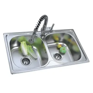 horge0700400001_1 Sink Horgen Veiga 2Bowl s/s